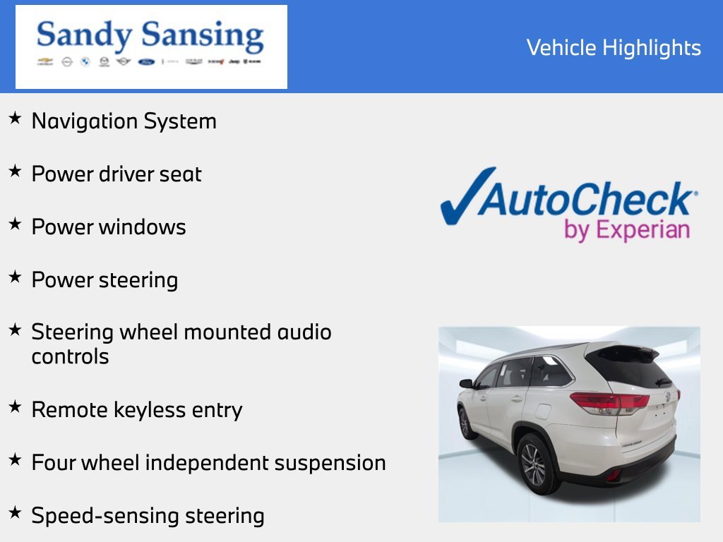 Used 2018 White Toyota XLE image 7