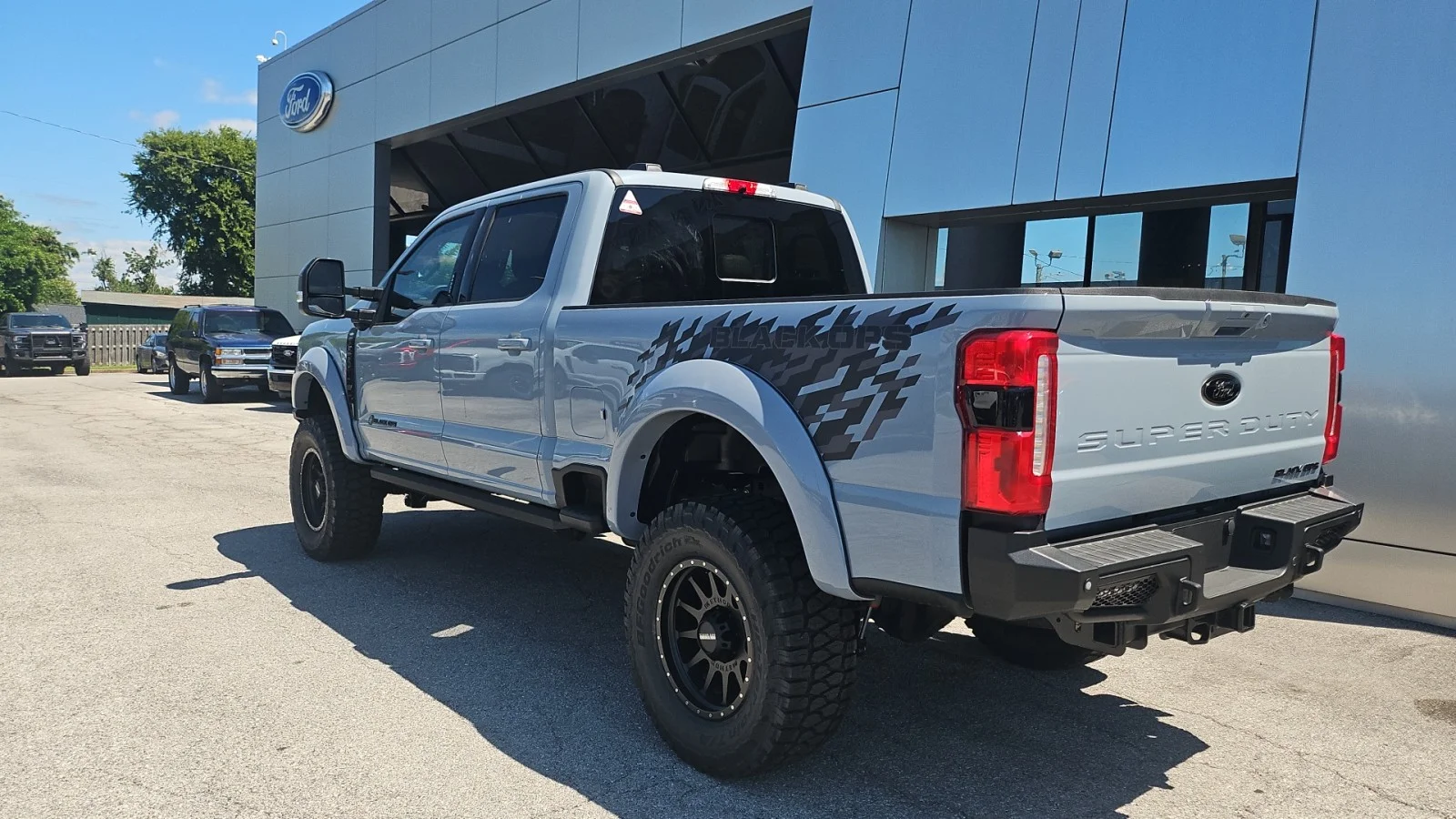 New 2026 Glacier Gray Metallic Tri-Coat Ford Black Ops 4WD image 3