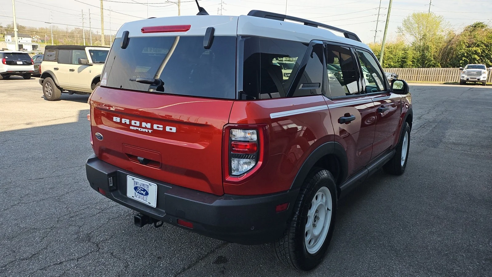 Used 2024 Red Ford 2024 FORD BRONCO SPORT HERITAGE 4DR SUV 105.1 WB image 5