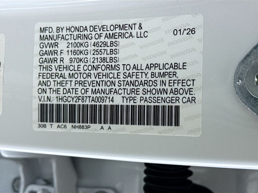 2026 Honda Accord Hybrid Touring - Photo 33