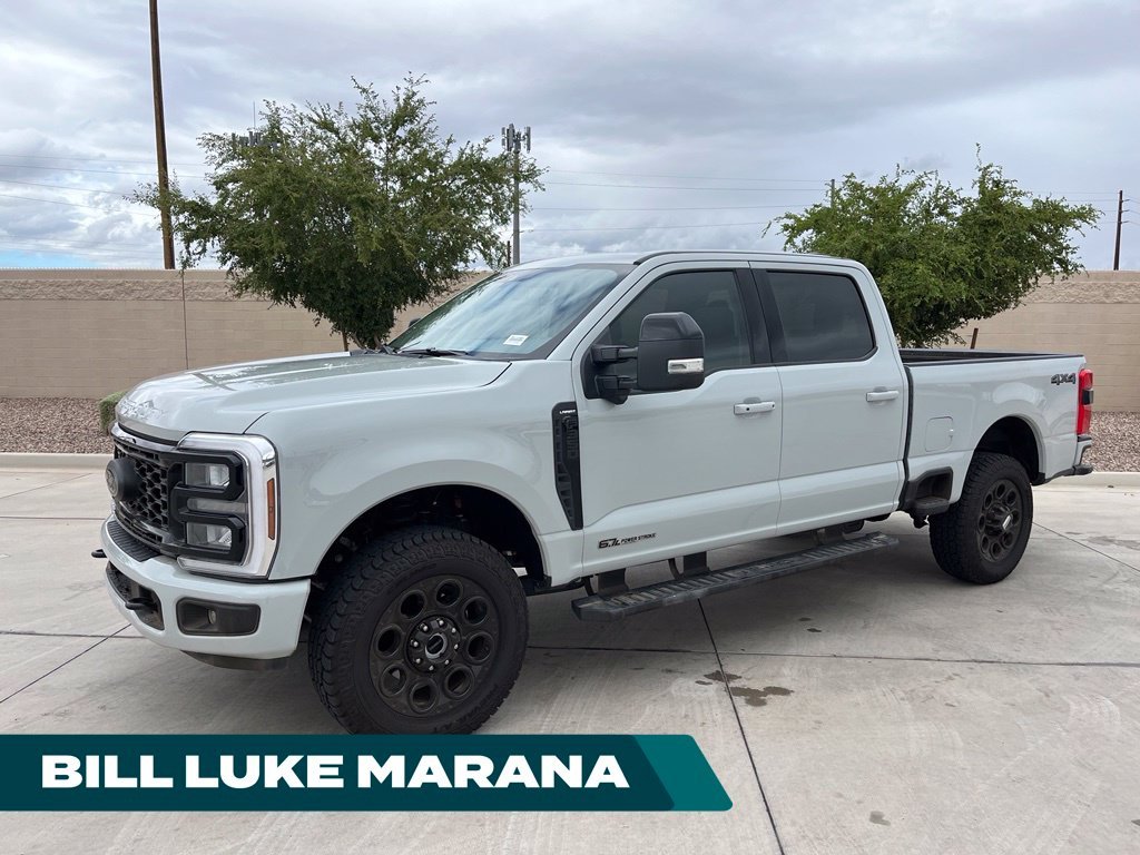 Certified Used 2025 White Ford Lariat image 1
