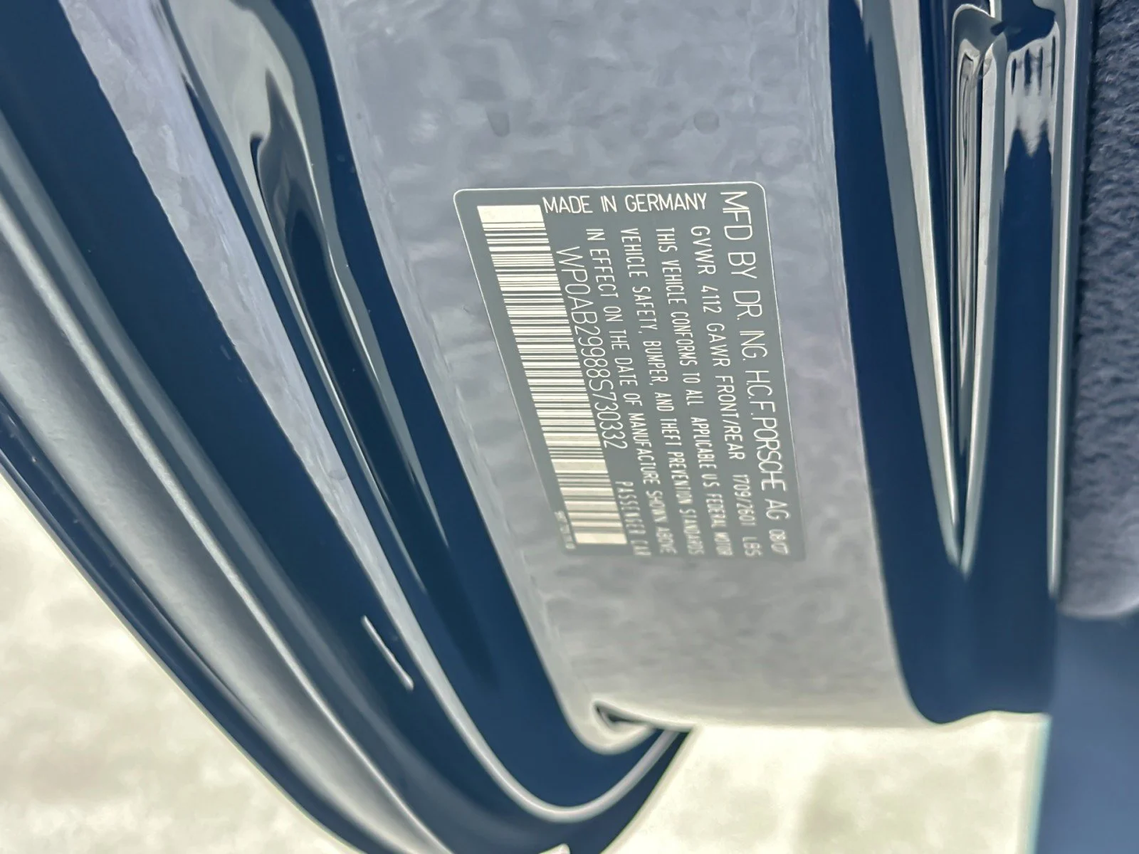 Used 2008 Midnight Blue Metallic Porsche Carrera S image 28