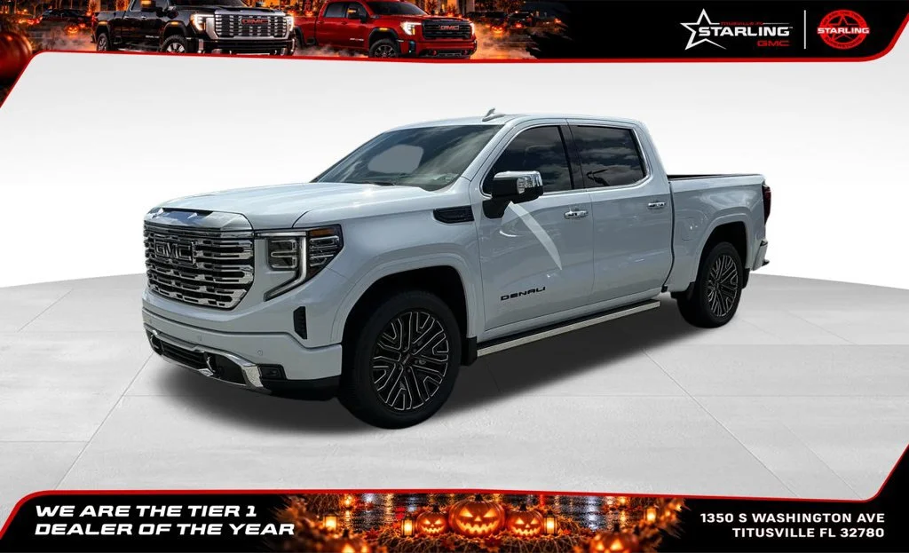 New 2026 Glacier White Tricoat GMC Denali image 1