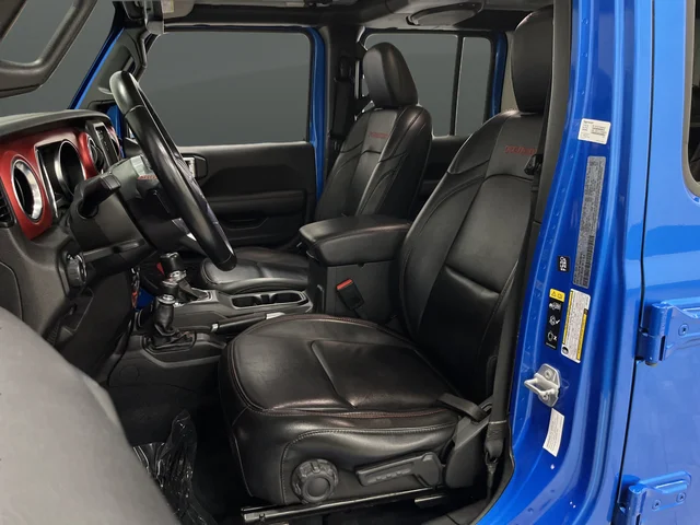 Used 2022 Blue Pearl Jeep Unlimited Rubicon image 4
