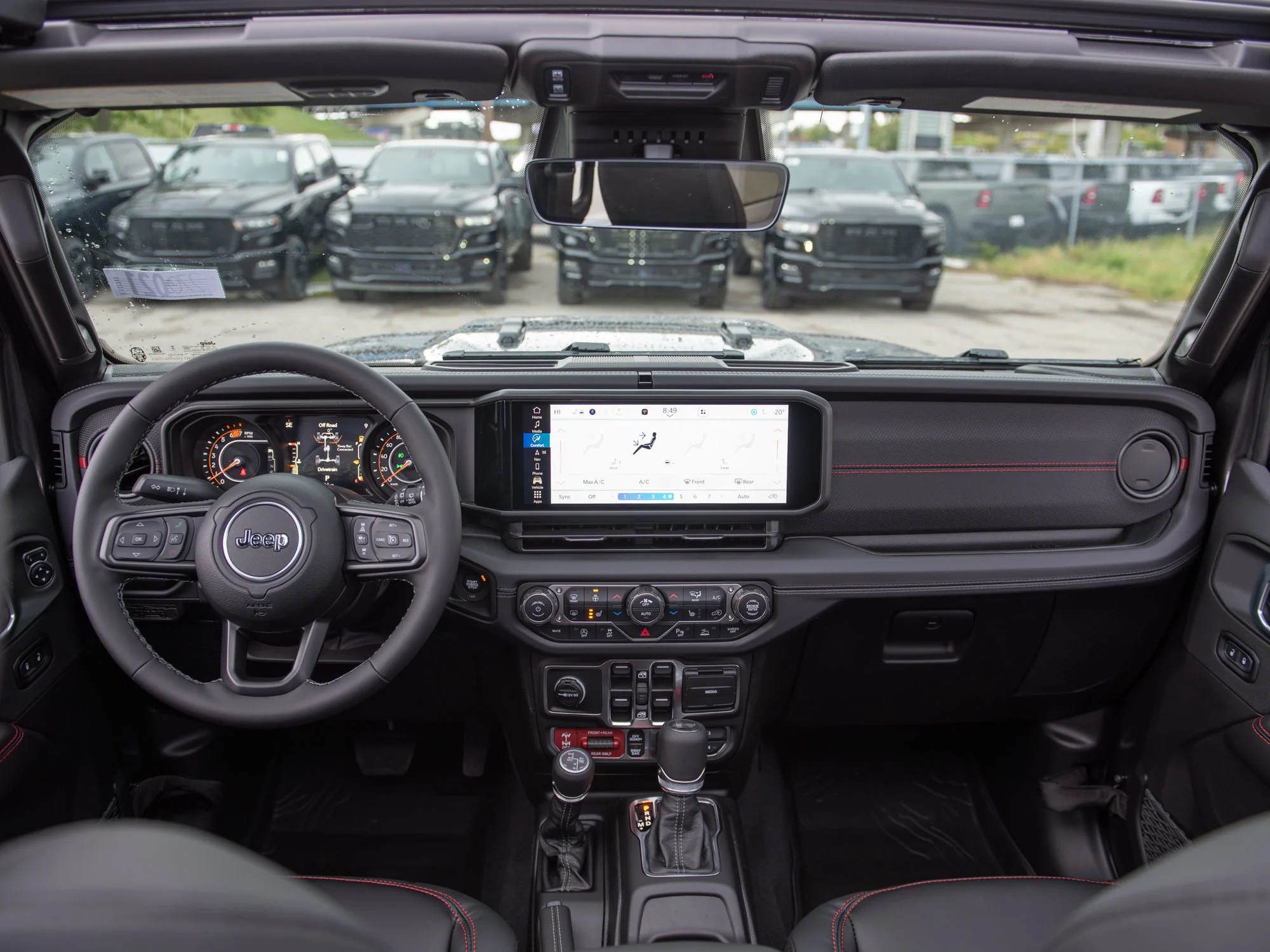 New 2027 Grey Jeep Rubicon X* 4 Door 4x4, Sky One-Touch Pwr Top, Nappa Leather, 35 Inch Tires image 13