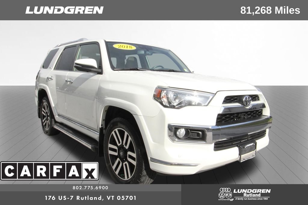 Used 2018 White Toyota Limited image 1