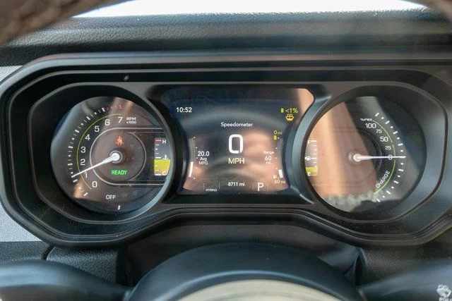 Used 2025 Orange Jeep Sport S 4xe image 20