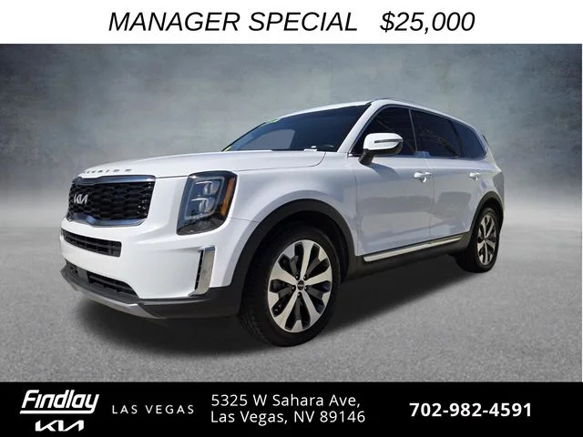 Certified Used 2022 White Kia EX image 1