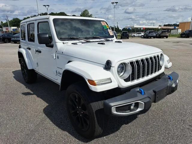 Used 2024 White Jeep Sahara 4xe image 1