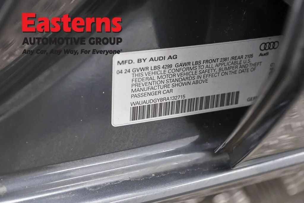 Used 2024 Gray Audi 40 Premium image 35