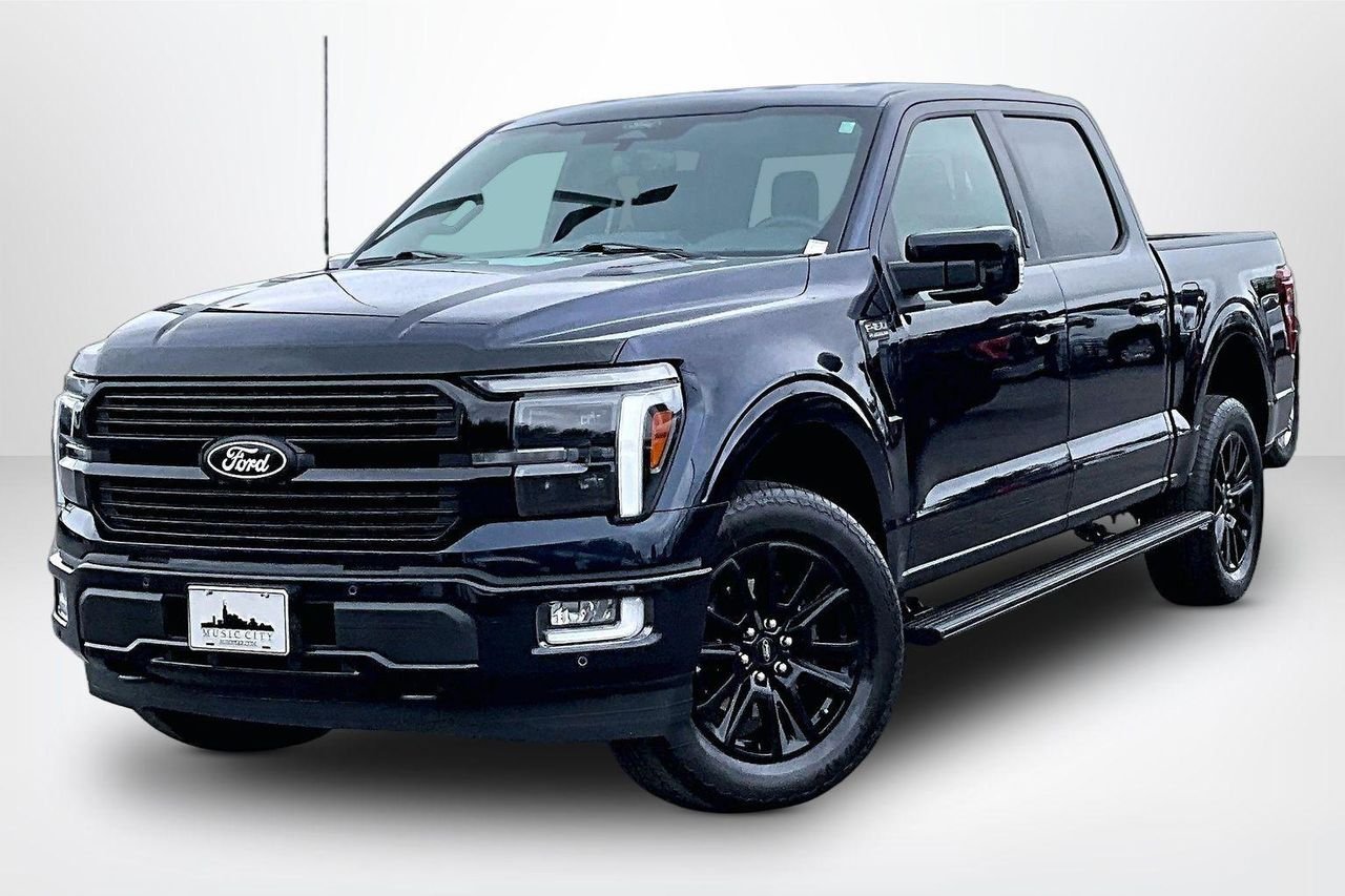 Used 2024 Antimatter Blue Metallic Ford Platinum image 3