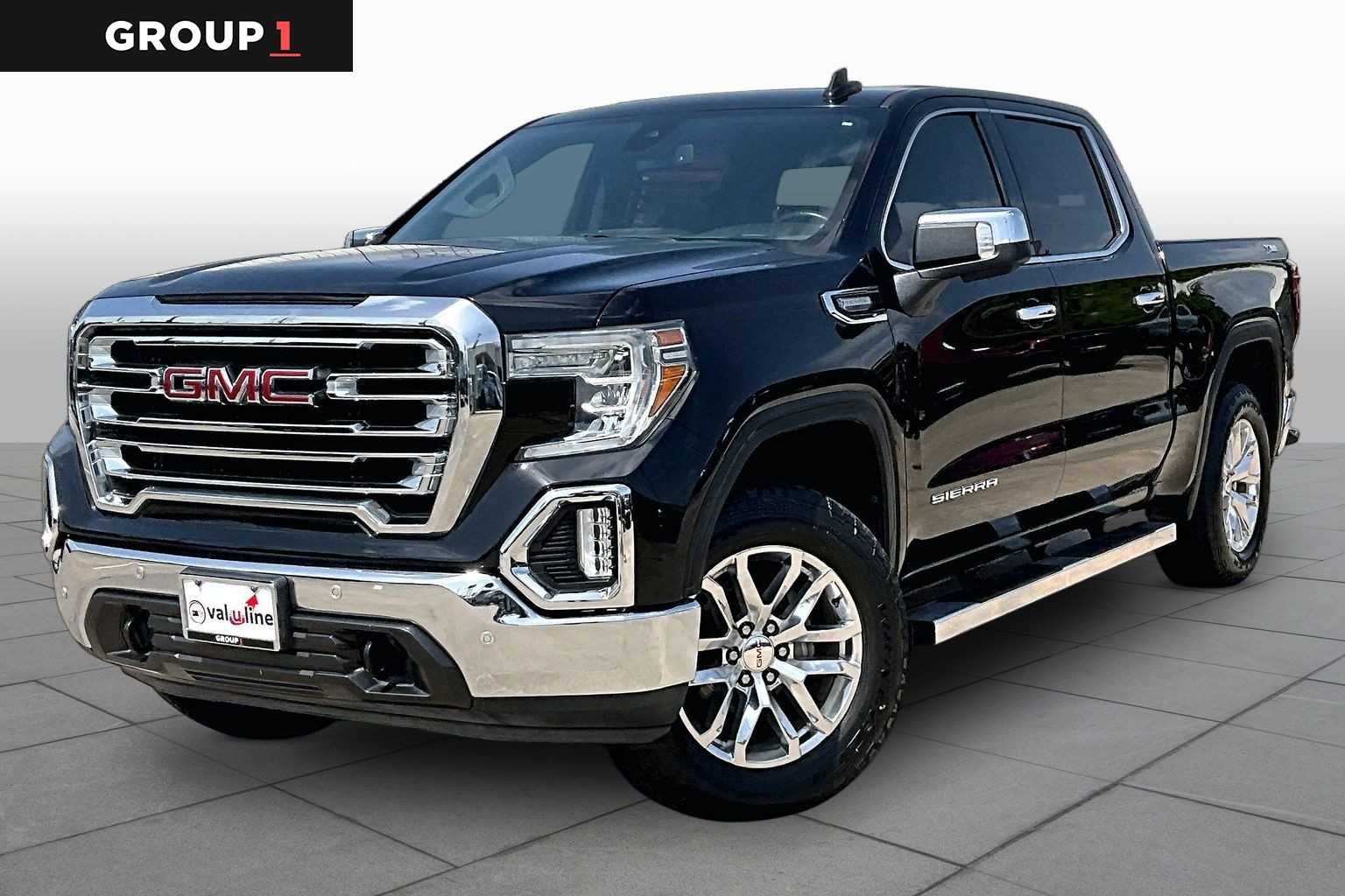 Used 2020 ONYX BLACK GMC SLT image 1