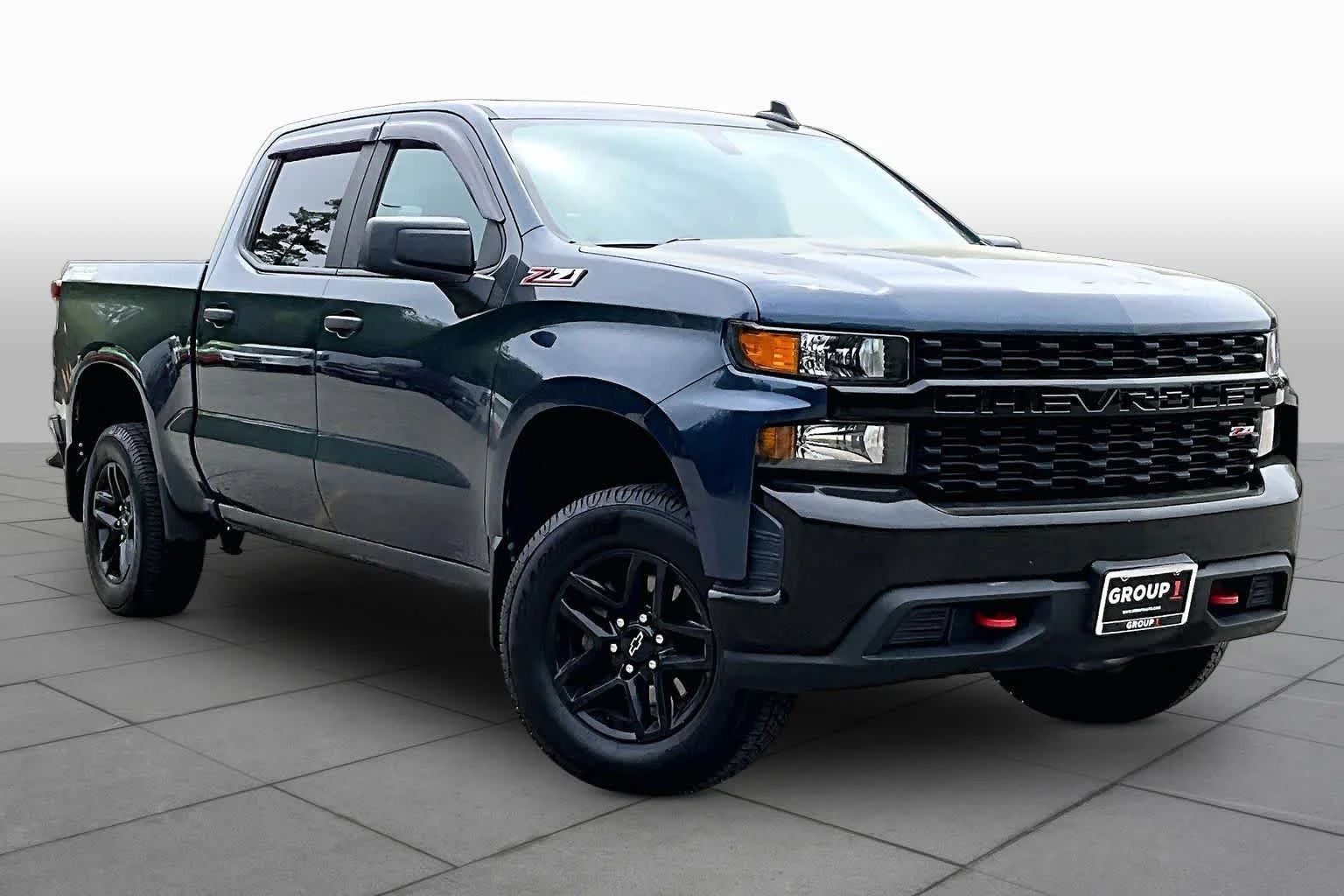 Certified Used 2021 Northsky Blue Metallic Chevrolet Custom Trail Boss image 3