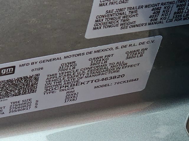 New 2026 Sterling Gray Metallic Chevrolet Custom image 37