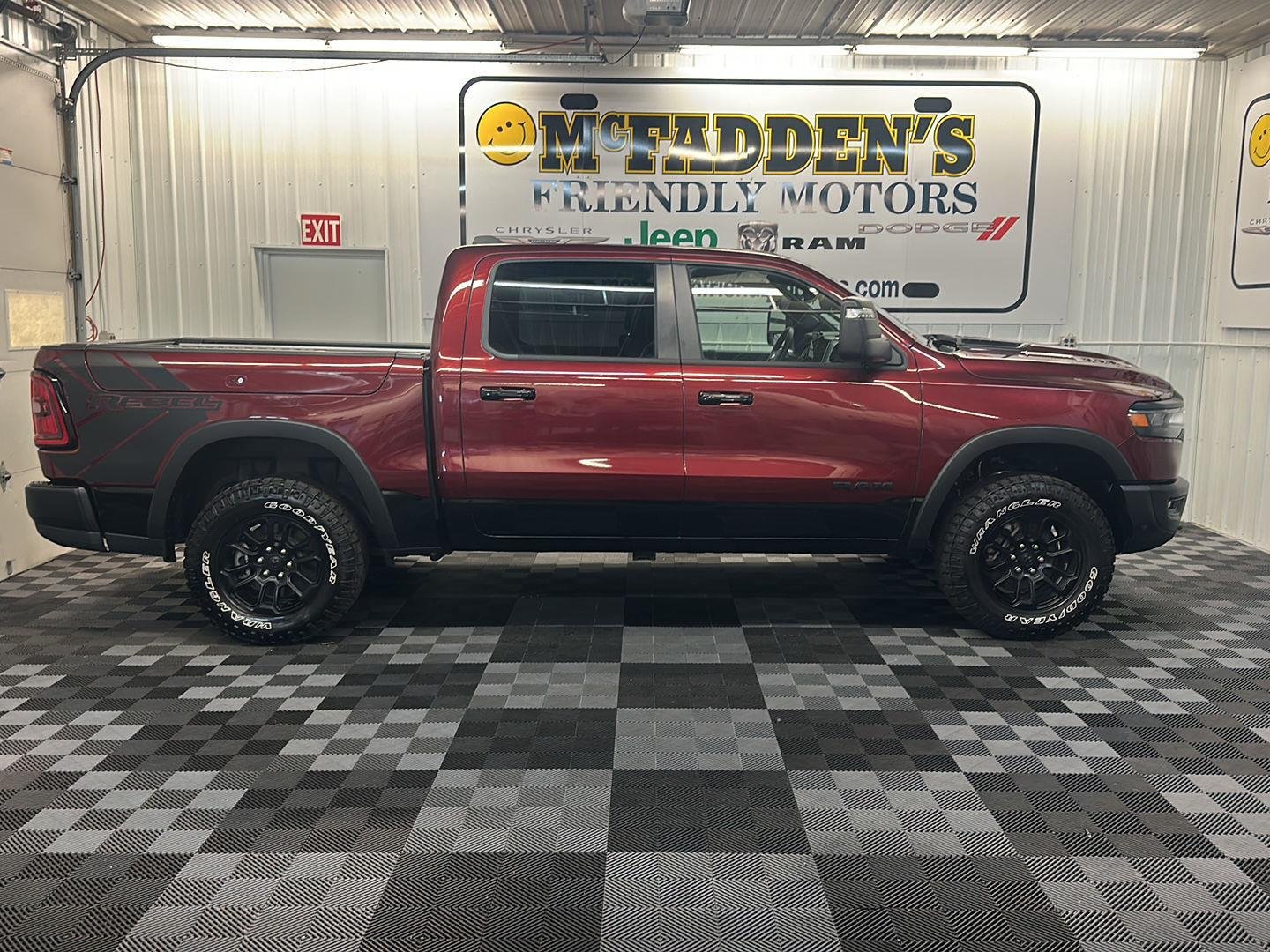 Used 2025 Delmonico Red Pearlcoat Ram Rebel image 48
