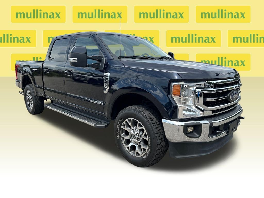 Used 2021 Blue Ford Lariat image 1