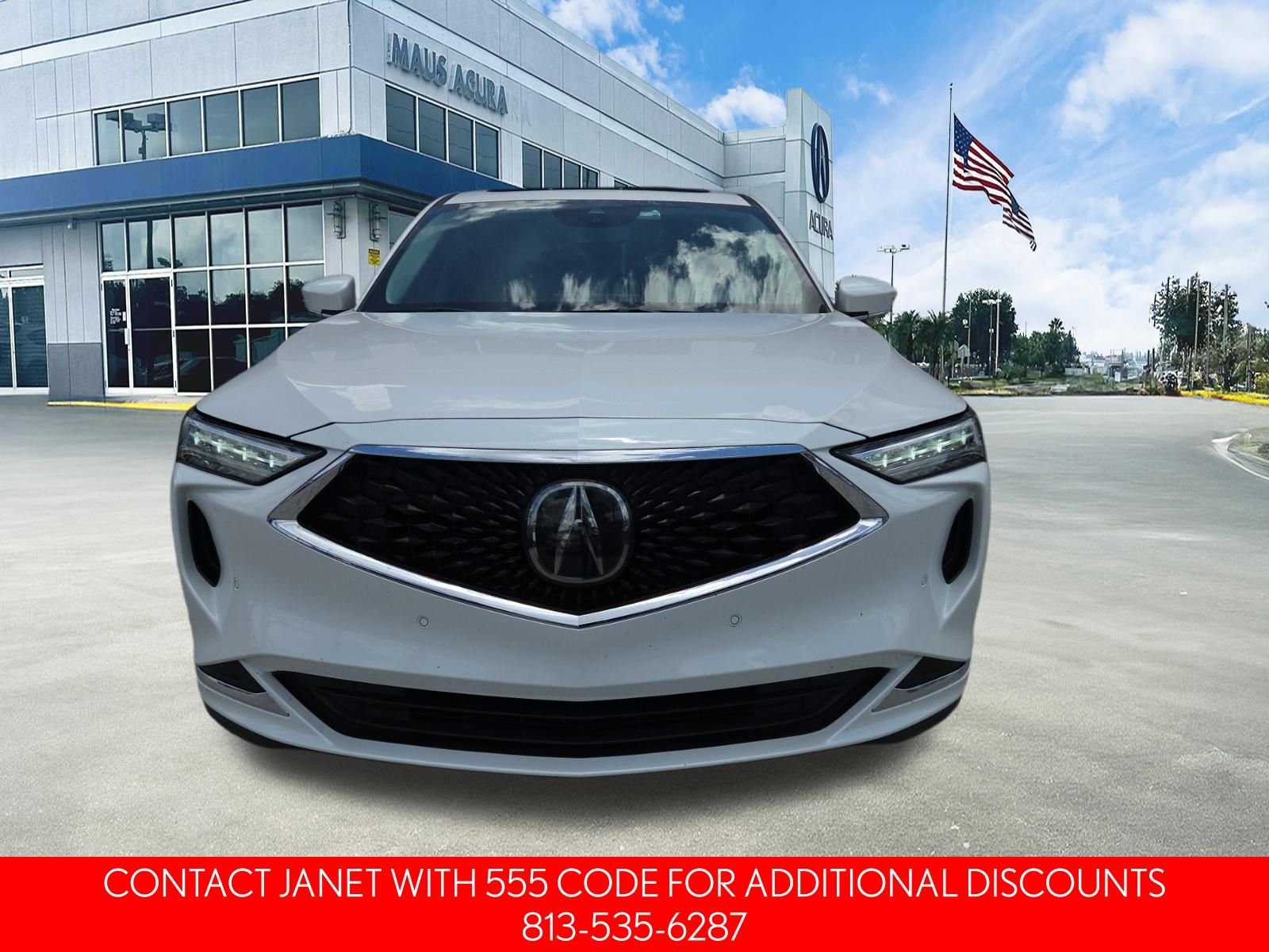 Used 2023 White Acura Technology image 3
