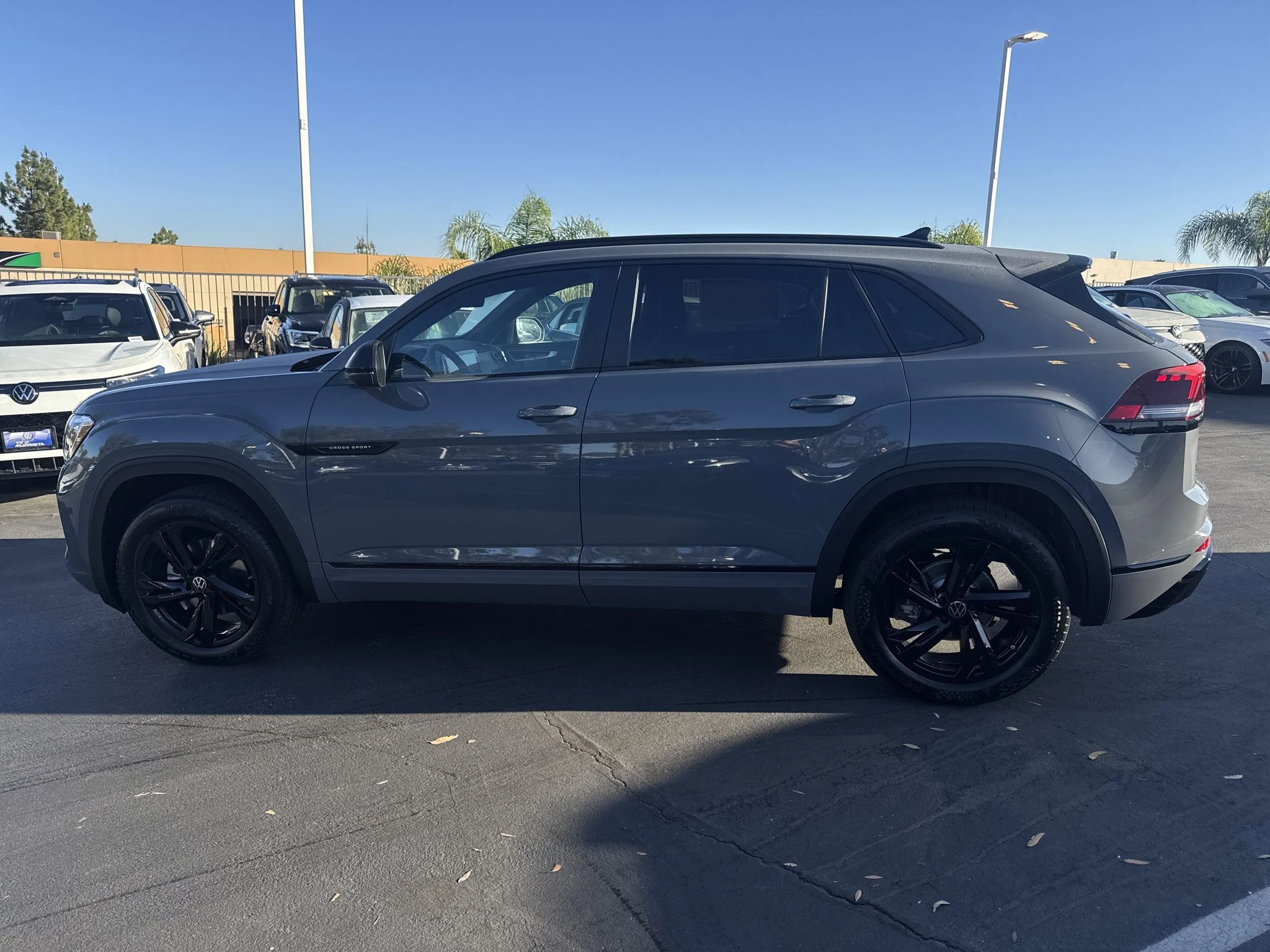 New 2026 Pure Gray Volkswagen 2.0T SEL R-Line Black image 4