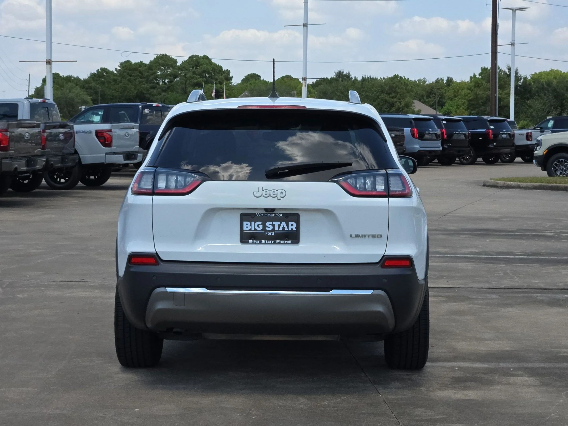 Certified Used 2020 Bright White Clearcoat Jeep Limited image 4