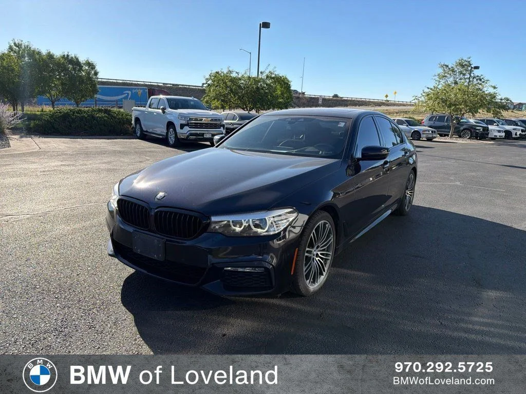 Used 2018 Carbon Black Metallic BMW 540i xDrive image 1