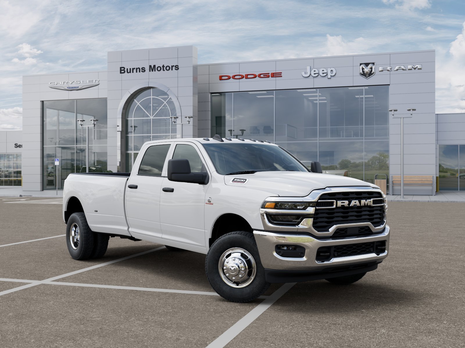 New 2026 Bright White Clear-Coat Exterior Paint RAM Tradesman Dually image 5