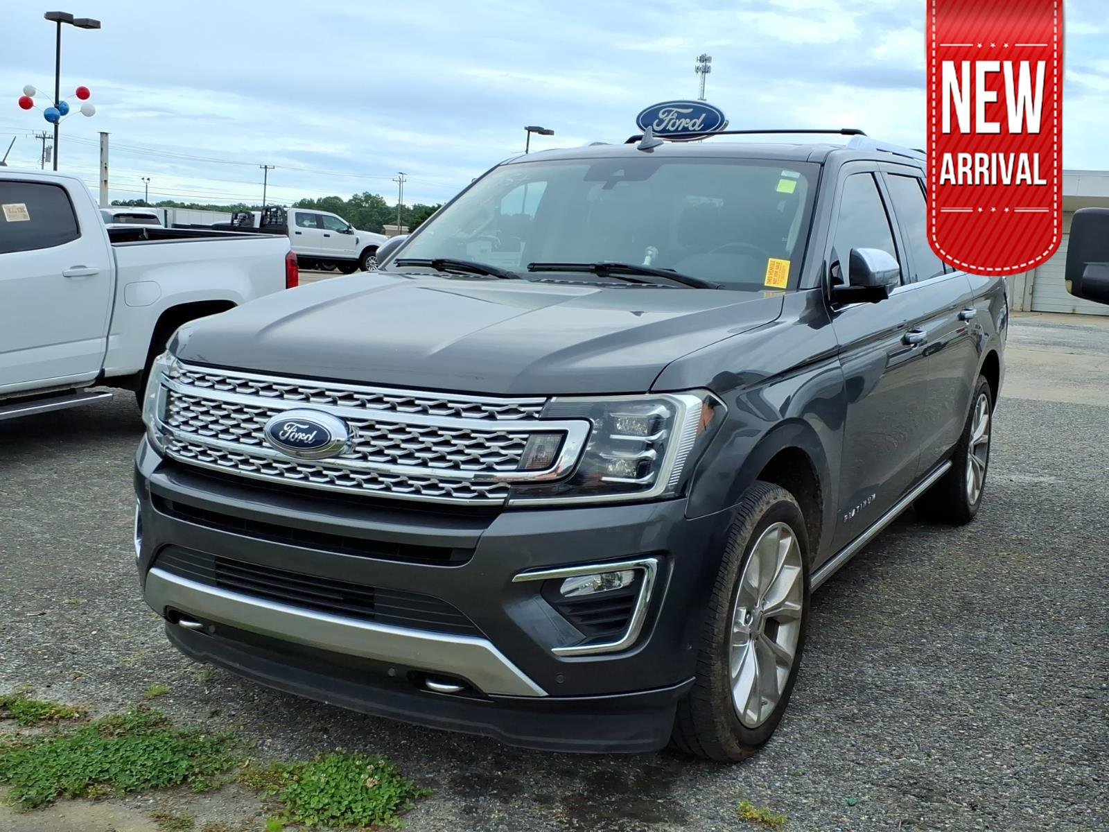 Used 2018 Magnetic Metallic Ford Platinum image 1