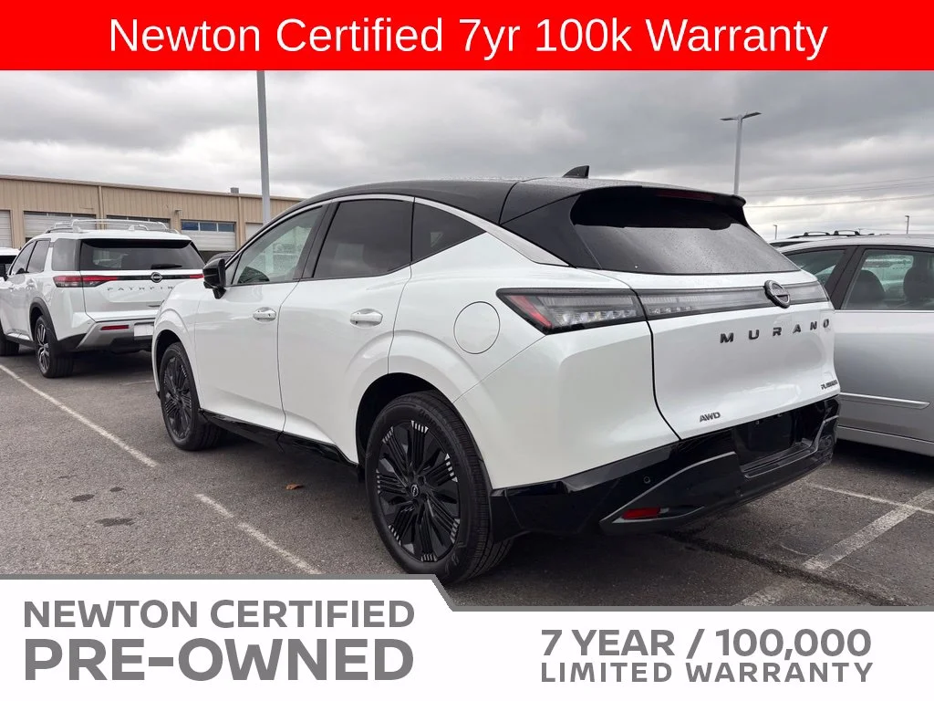 Certified Used 2026 Everest White Pearl Tricoat/Super Black Nissan Platinum image 3