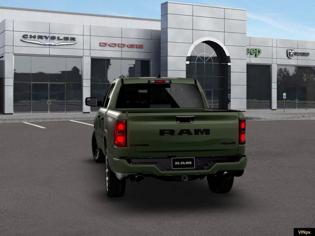 New 2026 Serrano-Green Metallic Exterior Paint RAM Laramie image 13