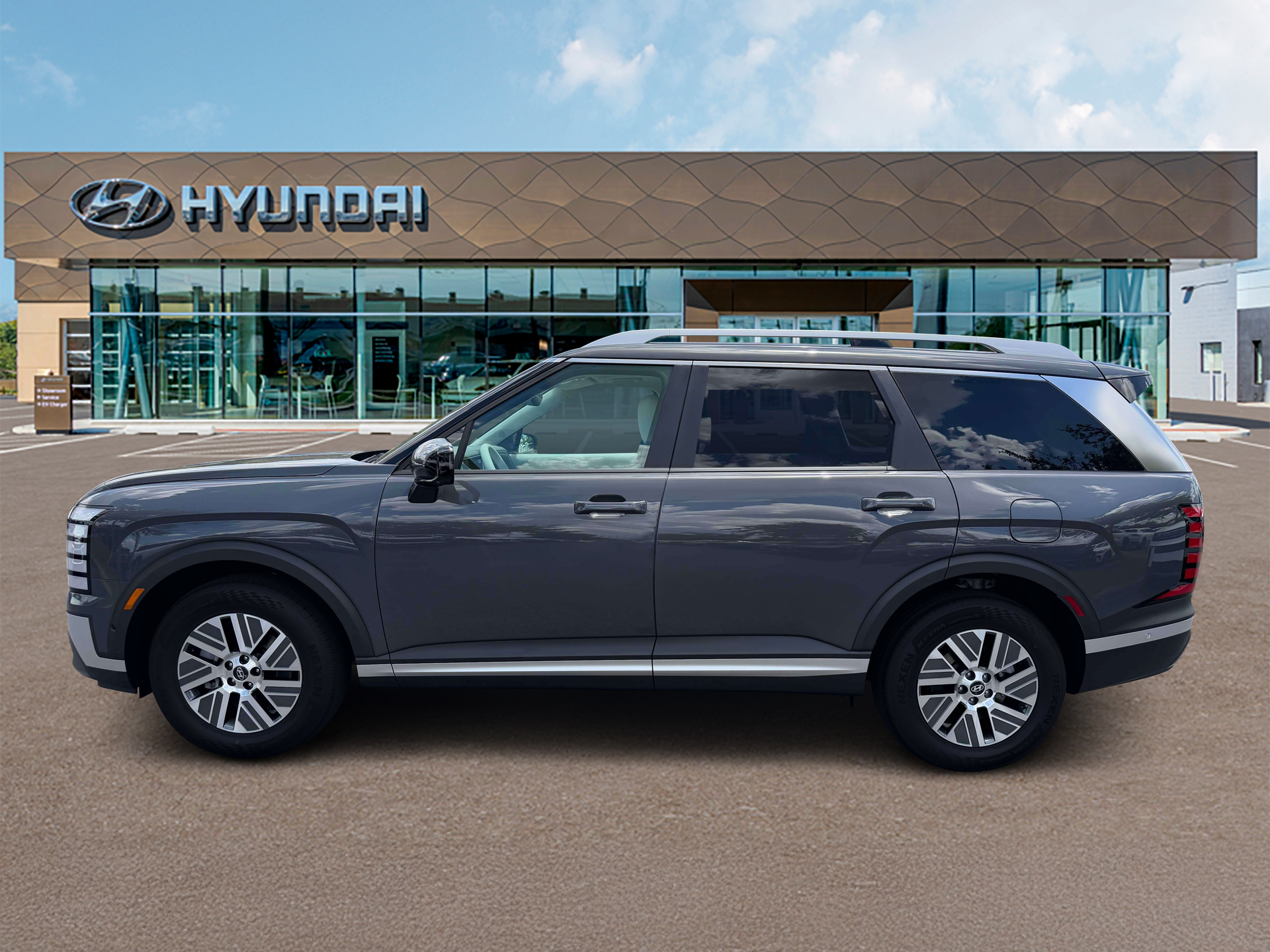 New 2027 Gray Hyundai Blue SEL Premium image 3