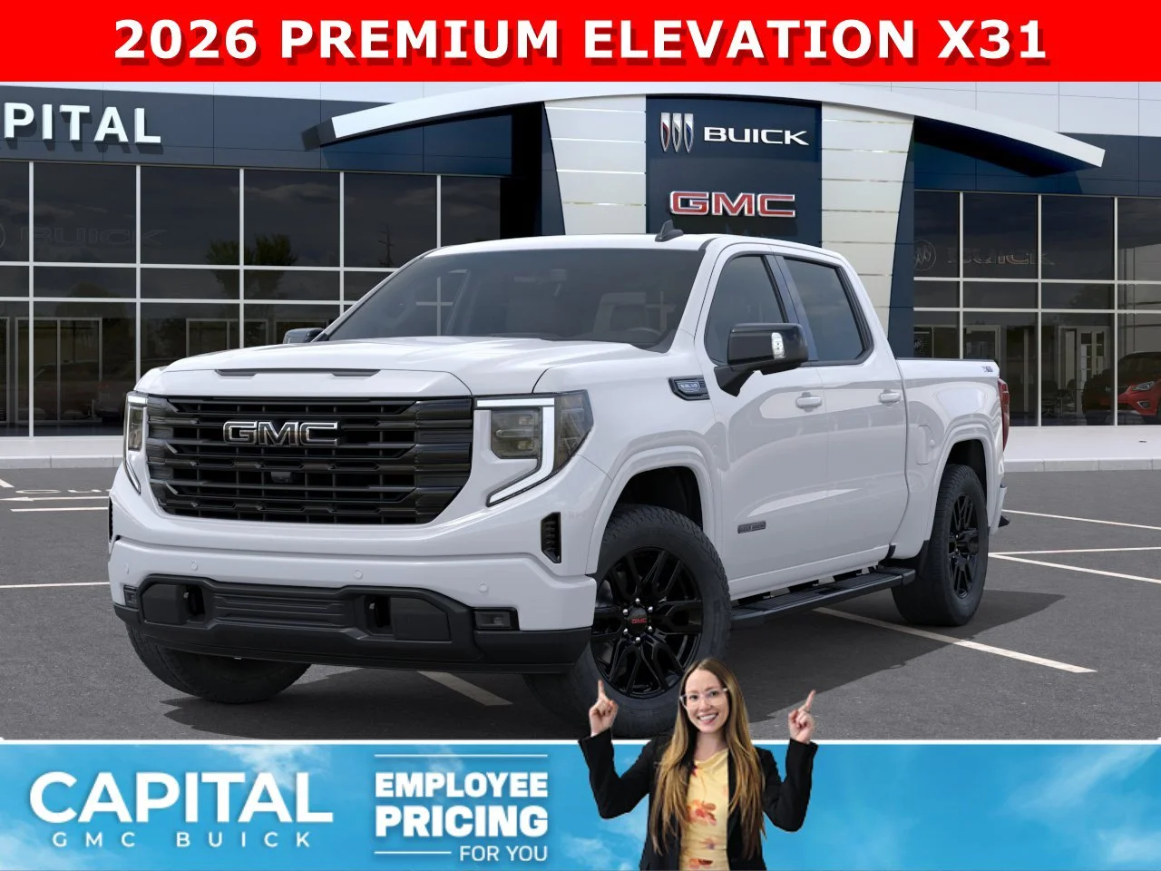 New 2026 Summit White GMC Elevation image 1