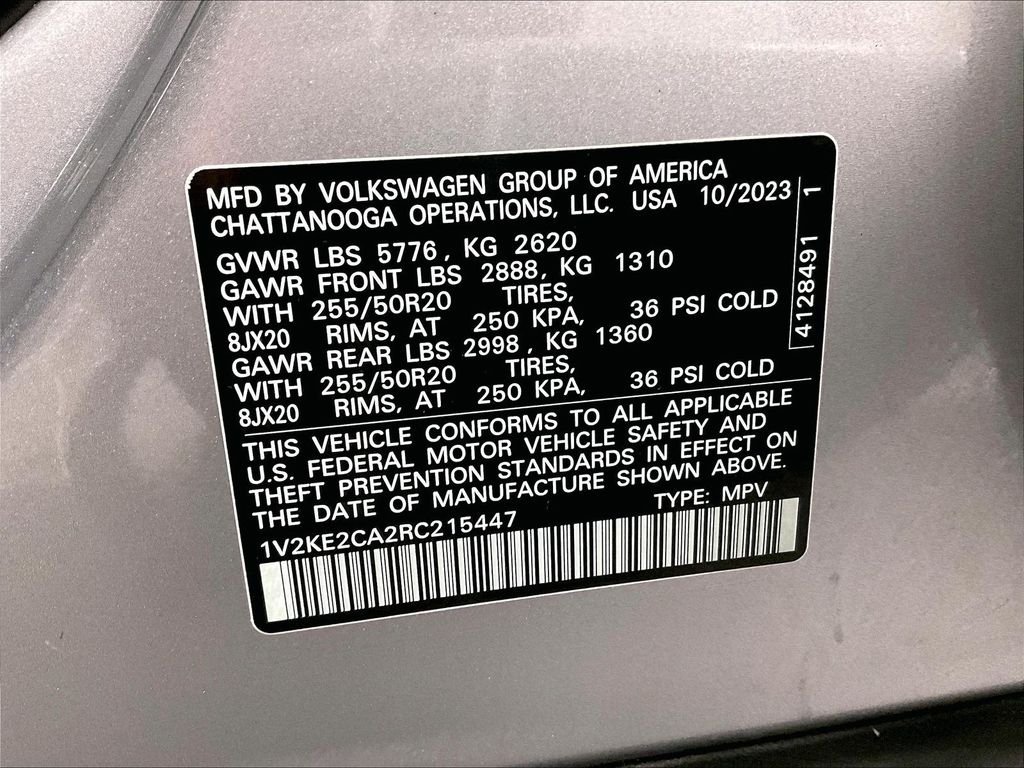 Certified Used 2024 Silver Volkswagen 2.0T SE w/Technology image 37
