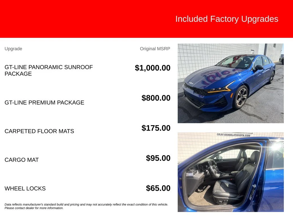 Used 2023 Blue Kia GT-Line image 5