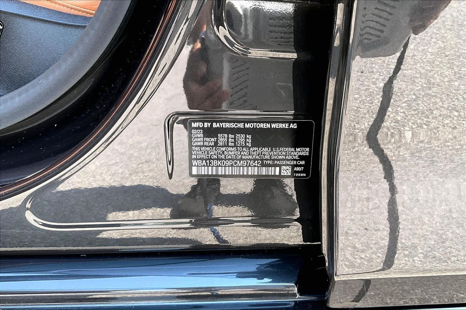 Certified Used 2023 Dark Graphite Metallic BMW M550i xDrive image 38