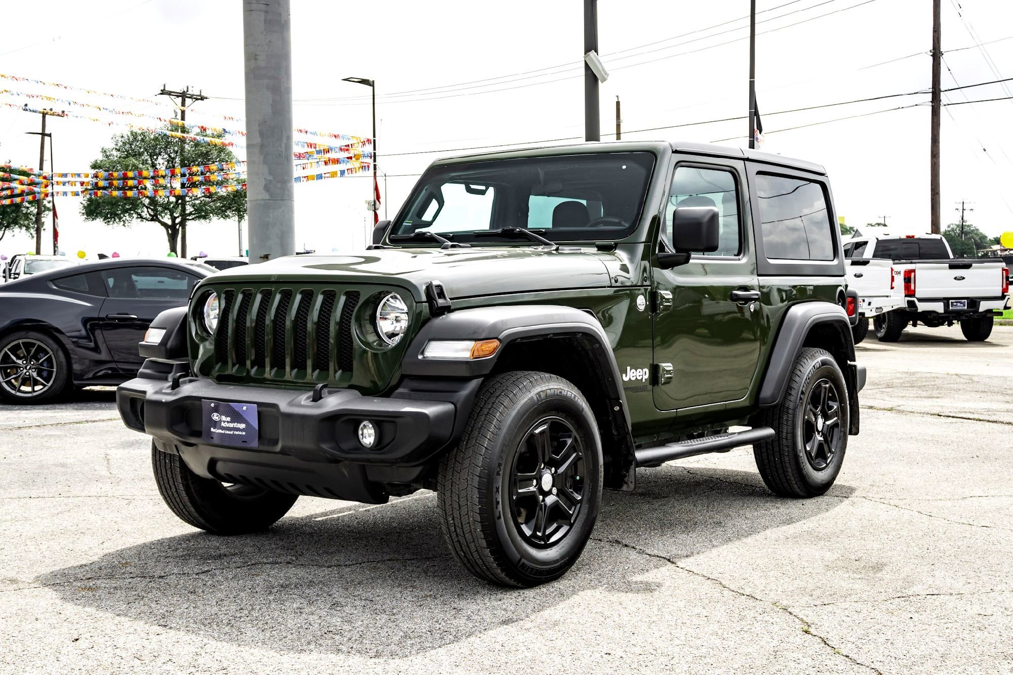 Certified Used 2021 Sarge Green Clearcoat Jeep Sport S image 9