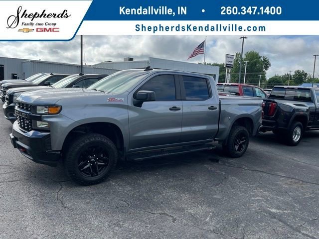 Used 2021 SATIN STEEL METALLIC Chevrolet Custom Trail Boss image 1