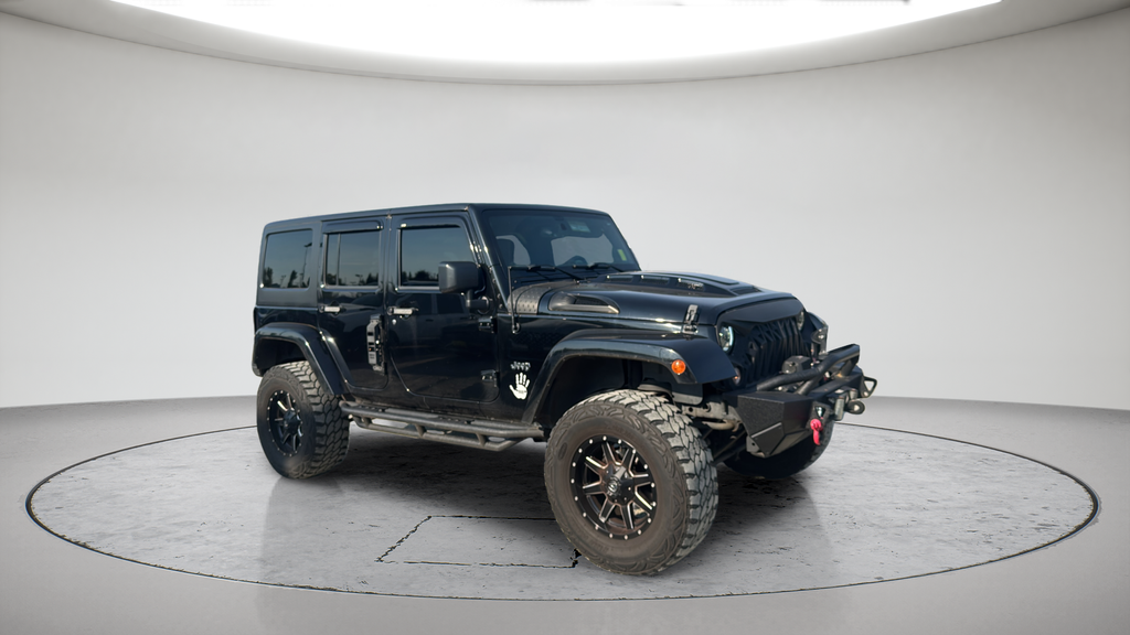 Used 2015 Black Jeep Unlimited Sahara image 2