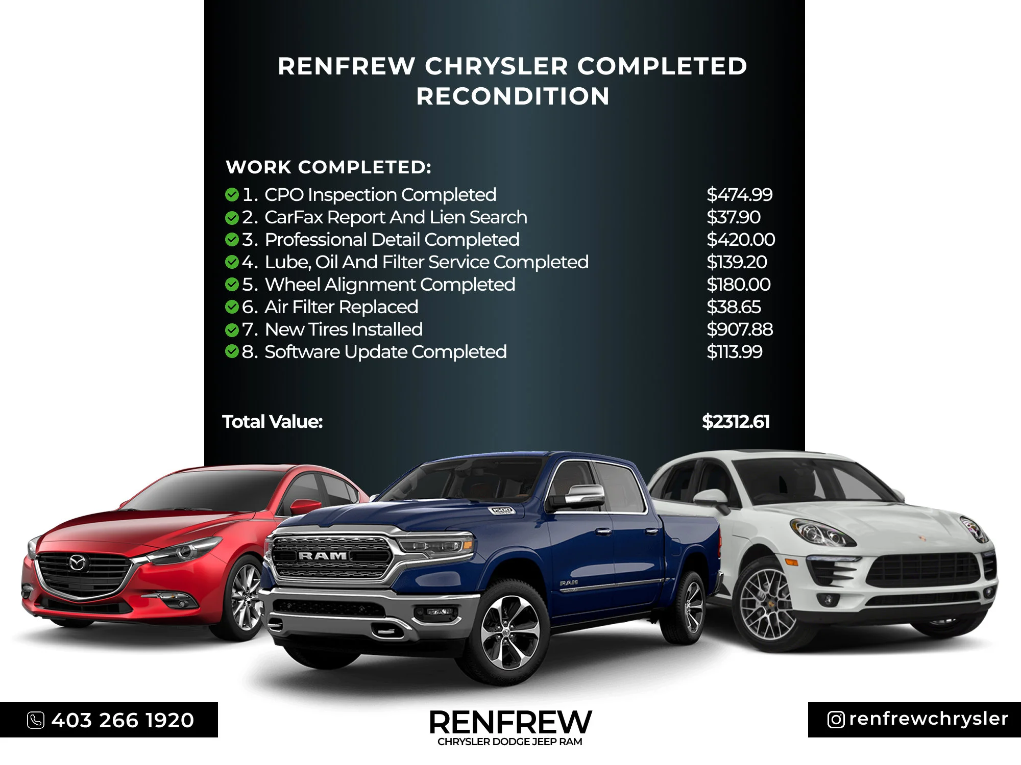 Certified Used 2023 White RAM Laramie * No Accidents | HEMI V8 | Running Boards | Apple CarPlay | Night Edition | Remote Start image 2