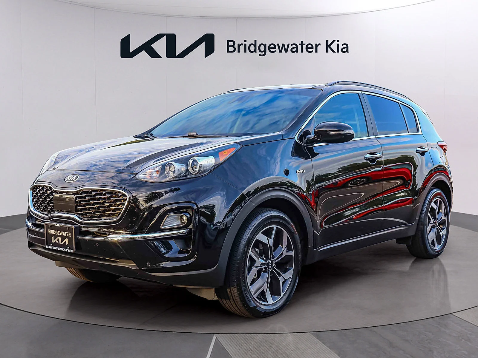 Certified Used 2022 Black Cherry Kia EX image 3