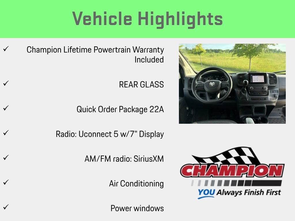 Used 2023 White Ram High Roof 159 WB image 6