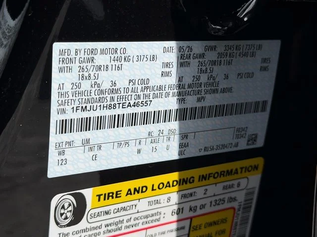 New 2026 Agate Black Metallic Ford Active image 10