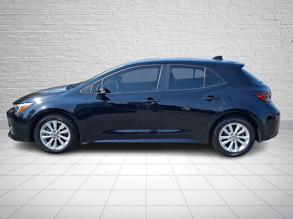 Used 2025 Midnight Black Metallic Toyota SE image 7