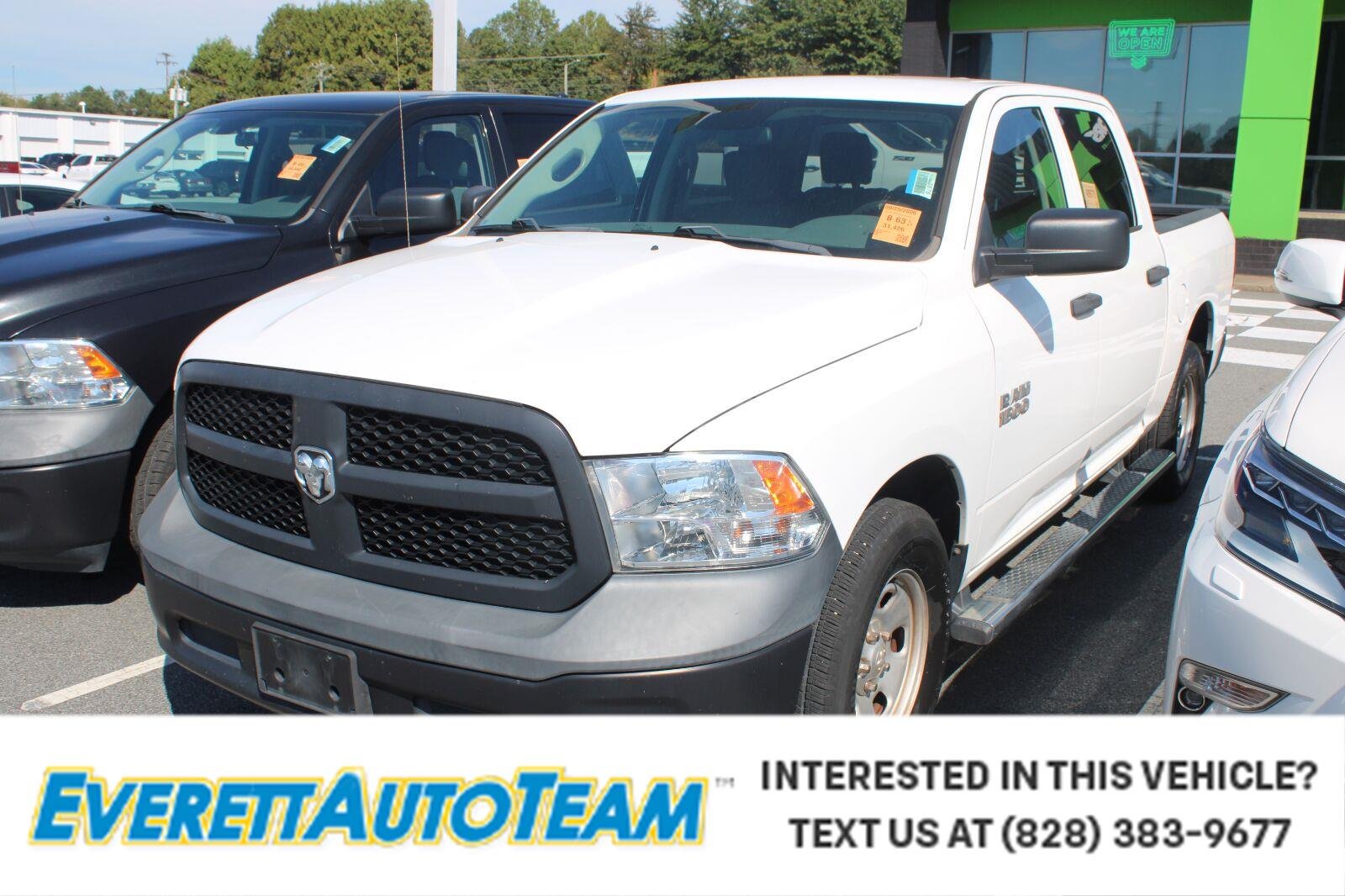 Used 2018 Bright White Clearcoat Ram Tradesman image 1
