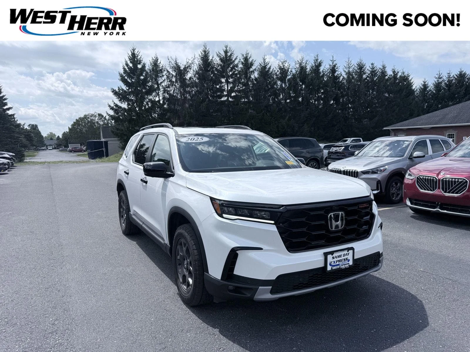 Used 2025 Platinum White Pearl Honda TrailSport image 1