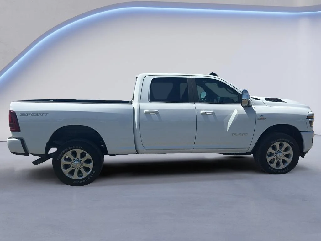 New 2026 Bright White Clear-Coat Exterior Paint RAM Laramie image 6