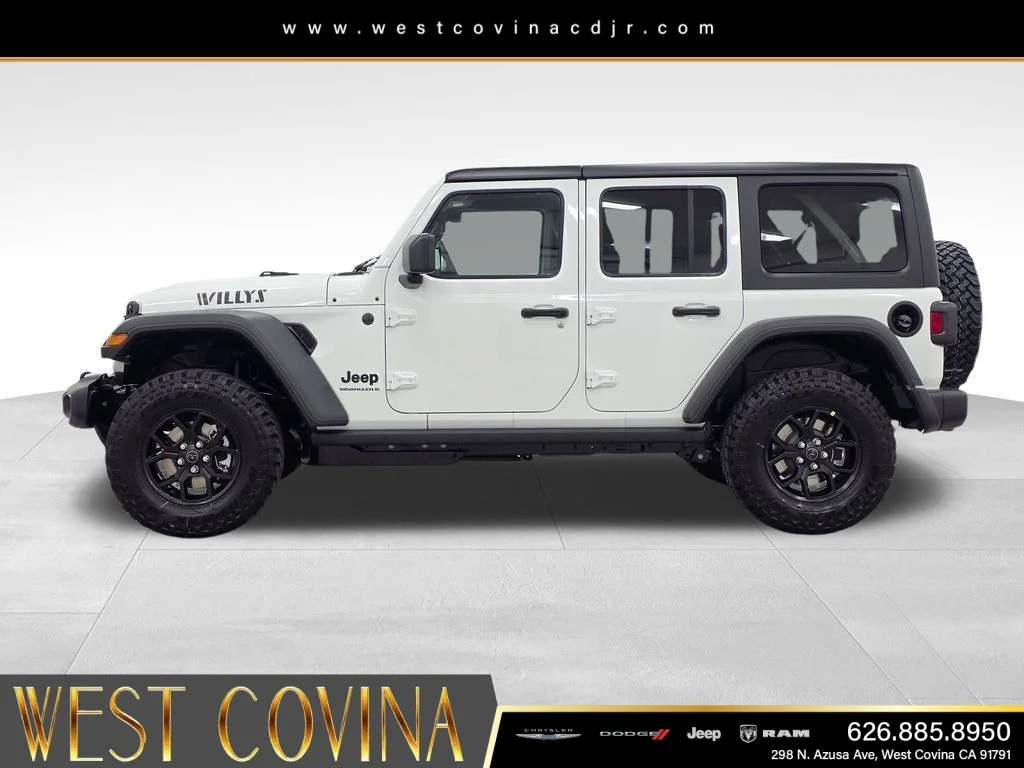 New 2026 Bright White Clear-Coat Exterior Paint Jeep Willys image 8