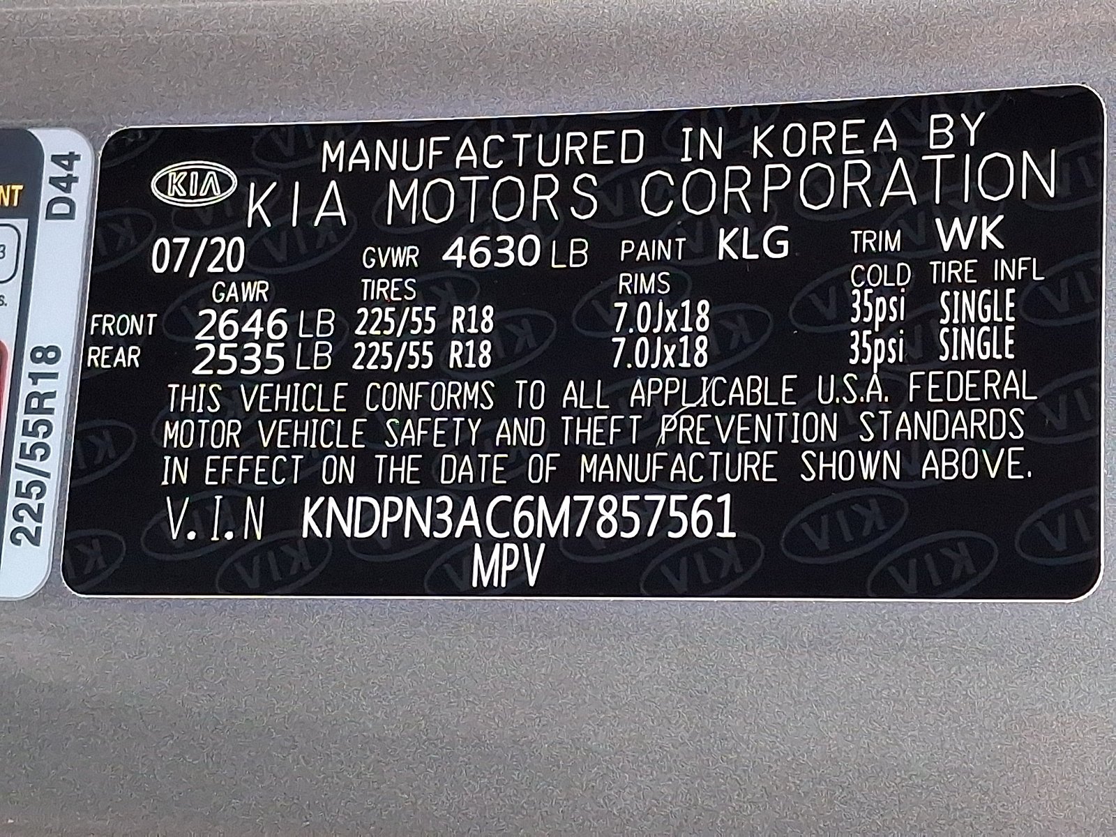 Used 2021 Steel Gray Kia EX image 25