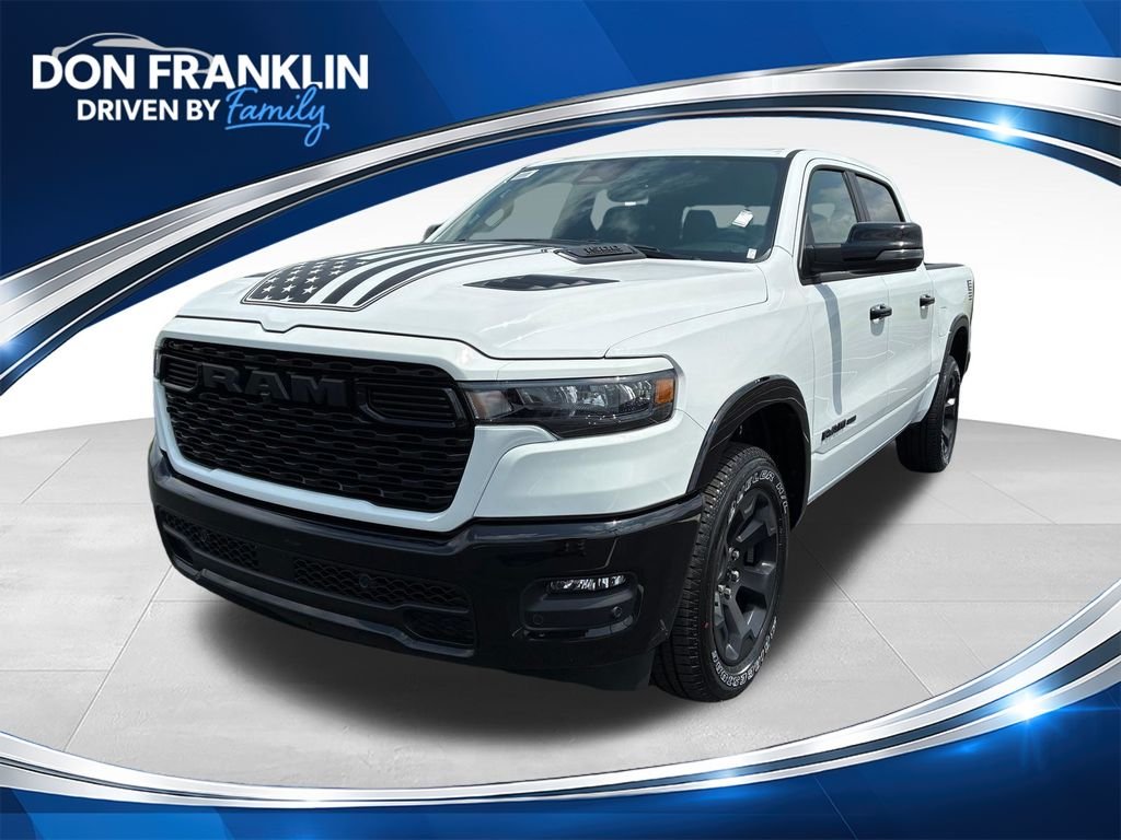 New 2026 Bright White Clear-Coat Exterior Paint RAM Big Horn/Lone Star image 1
