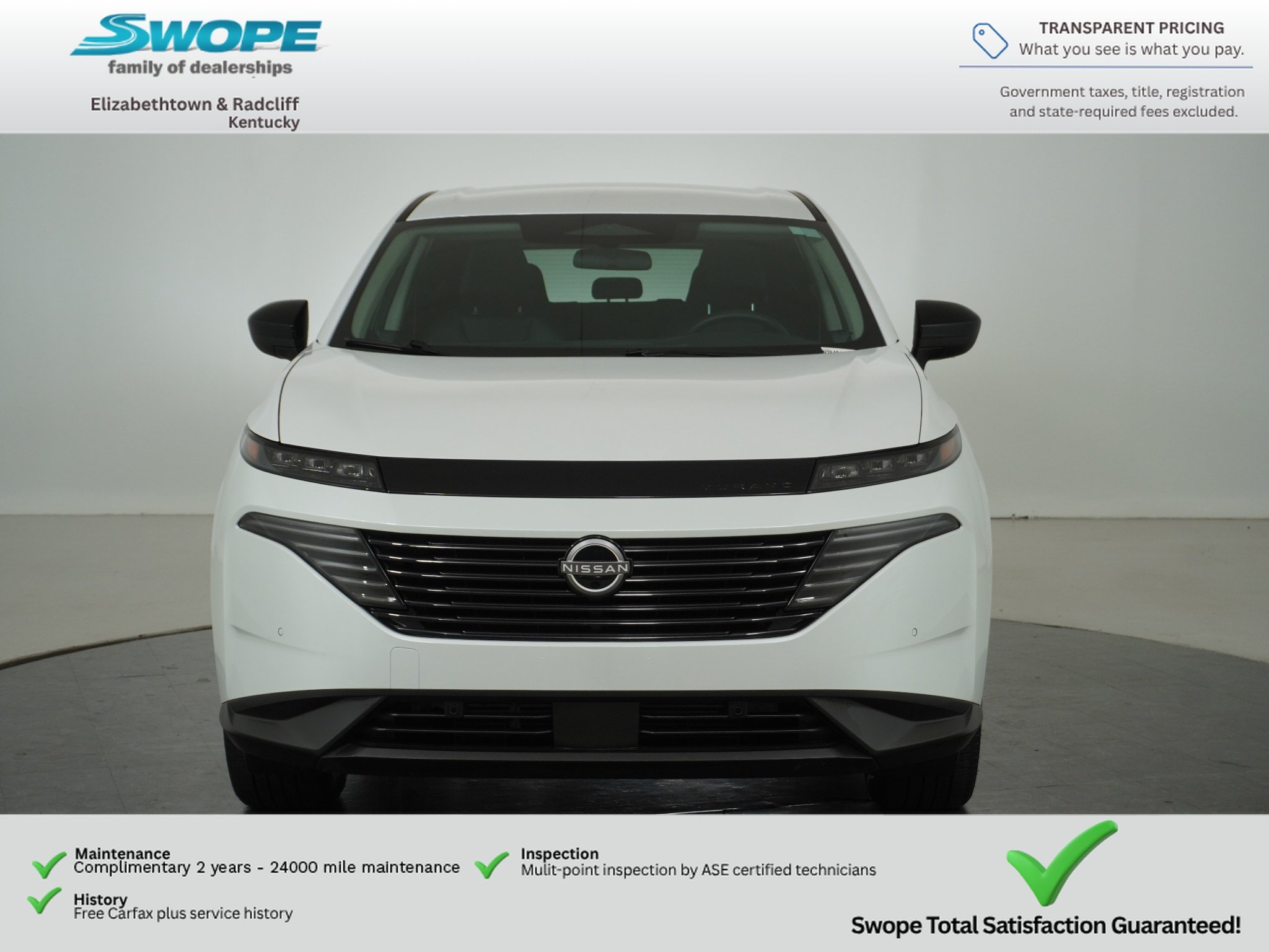 Used 2025 Everest White Pearl Tricoat Nissan SV image 9
