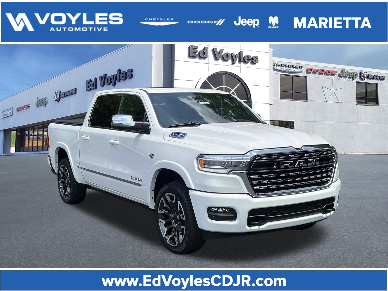 New 2026 Bright White Clear-Coat Exterior Paint RAM Limited image 1