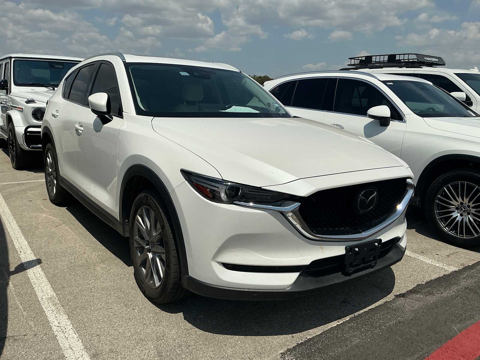 Used 2021 Snowflake White Pearl Mica Mazda Grand Touring Reserve image 2